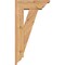 Ekena Millwork Traditional Traditional Smooth Bracket w/ Offset Brace, Western Red Cedar, 5 1/2"W x 14"D x 26"H BKT0604X14X26TRA01SWR - alternate 3